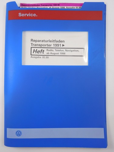 Reparaturleitfaden VW Bus T4 Transporter 91 > Radio Telefon Navi Diagnose ab 98