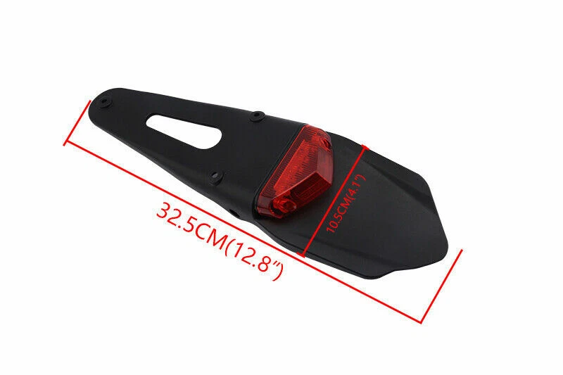 Luz LED de señal de giro trasera para guardabarros para Kawasaki KDX 200/220R/400/250/420 Foto 3 de 4