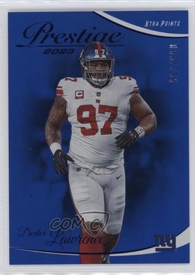 2023 Panini Prestige Xtra Points Premium Blue 89/299 Dexter Lawrence #219 14im