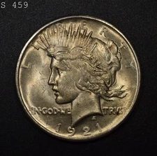 1921 Peace Dollar "BU"