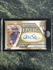 Marketplace image: 2025-26 Topps Chrome Black Doug Christie Carbon Ink Auto Superfractor 1/1 🔥🔥🔥