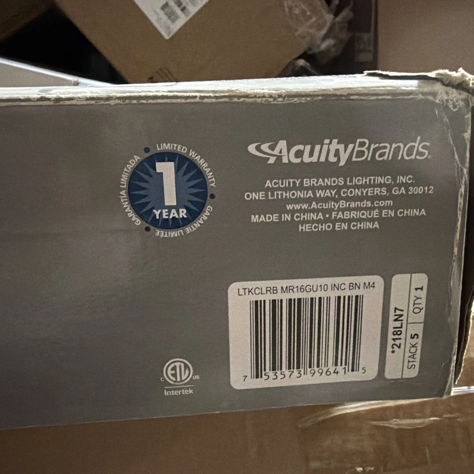 LITHONIA LIGHTING 3.7 ft. 3 -Light Brushed Nickel Halogen Track Lighting - Image 3 of 4