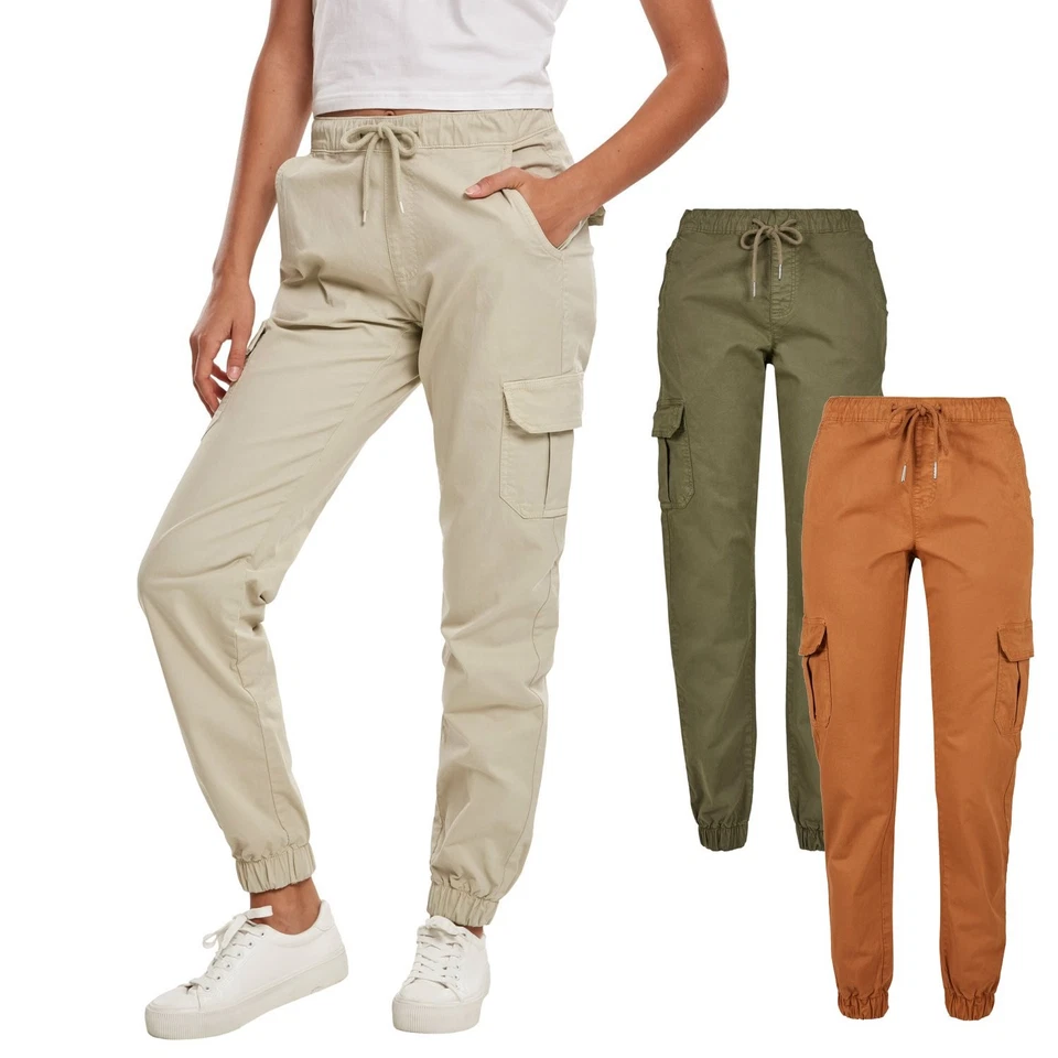 Urban Classics Ladies - High Waist Cargo Pants Hose - Bild 1 von 1