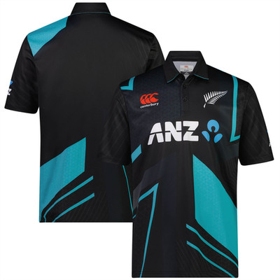 Neuseeland Cricket Shirt Herren T20 2022 Schwarz Canterbury Oberteil - Neu