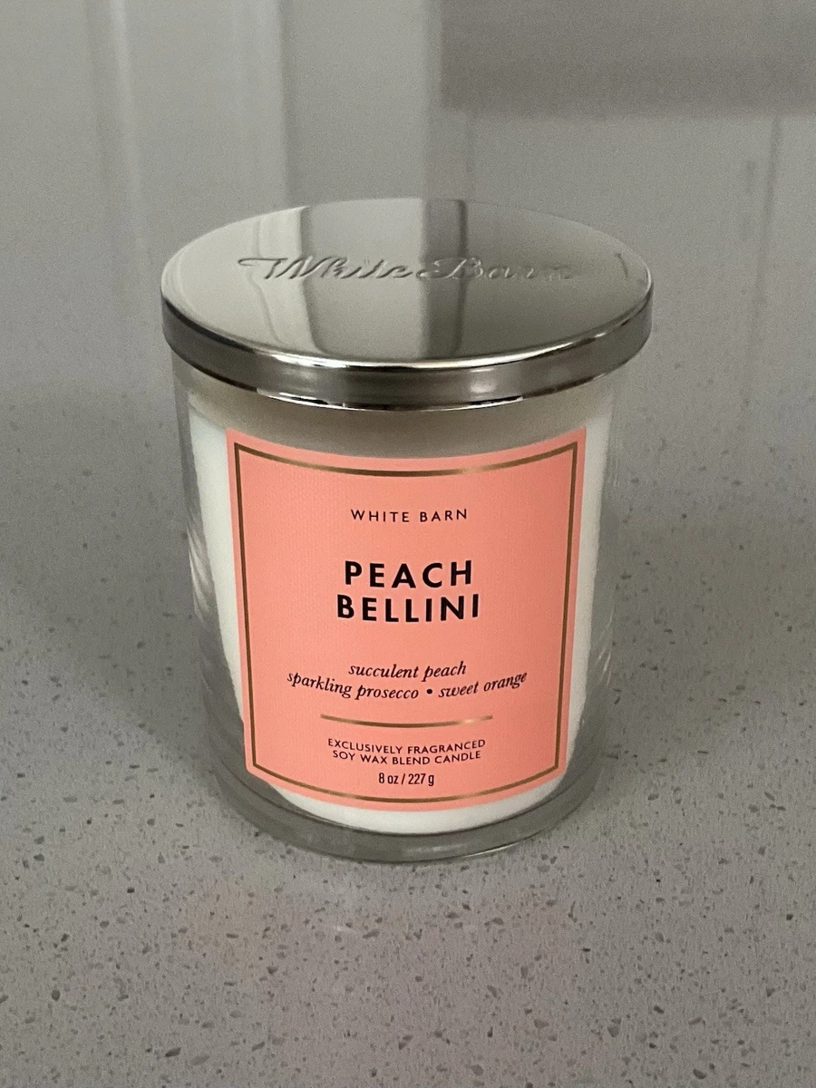 Bath And Body Works Peach Bellini Candle for sale | eBay