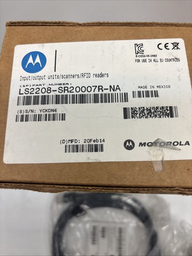 Symbol Motorola LS2208 Laser Barcode POS Scanner LS2208-SR20007R-NA +NEW USB! - Picture 3 of 6