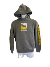 Abercrombie  Fitch Jacket Youth 13 / 14 Gray Hoodie Graphic Long Sleeve Unisex