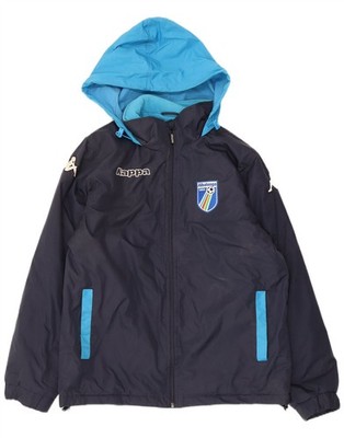 Kappa Herren Graphic Windbreaker Jacke UK 38 Medium Navy Blau Colourblock BC33