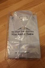 Charles Tyrwhitt Herrenhemd Größe 41 / 16, 91 cm Knopfmanschette NEU NEU