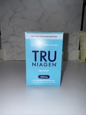 Tru Niagen 300mg 30 Capsules Dietary Supplement | Clinically Proven NAD+ Booster
