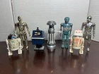 VINTAGE KENNER STAR WARS 1977-80  DROID SET LOT 7 R2 R5 POWER C-3PO 2-1B FX-7 DS