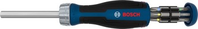 Bosch Bit-Ratschenschraubendreher mit Magazin, 12 Bits