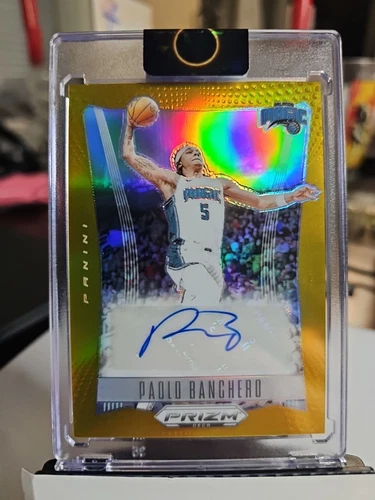 2023-24 Panini Prizm Deca Paolo Banchero Gold Autograph/10 🔥