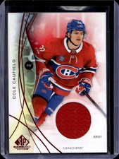 2024-25 SP Game Used Cole Caufield Jersey Red #105 Canadiens