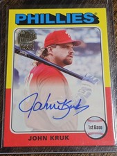 2021 Topps Archives Fan Favorites John Kruk Auto #FFA-JK Philadelphia Phillies