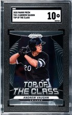 2020 Panini Prizm TOC-3 ANDREW VAUGHN ROOKIE Top of the Class SGC 10 GEM MINT
