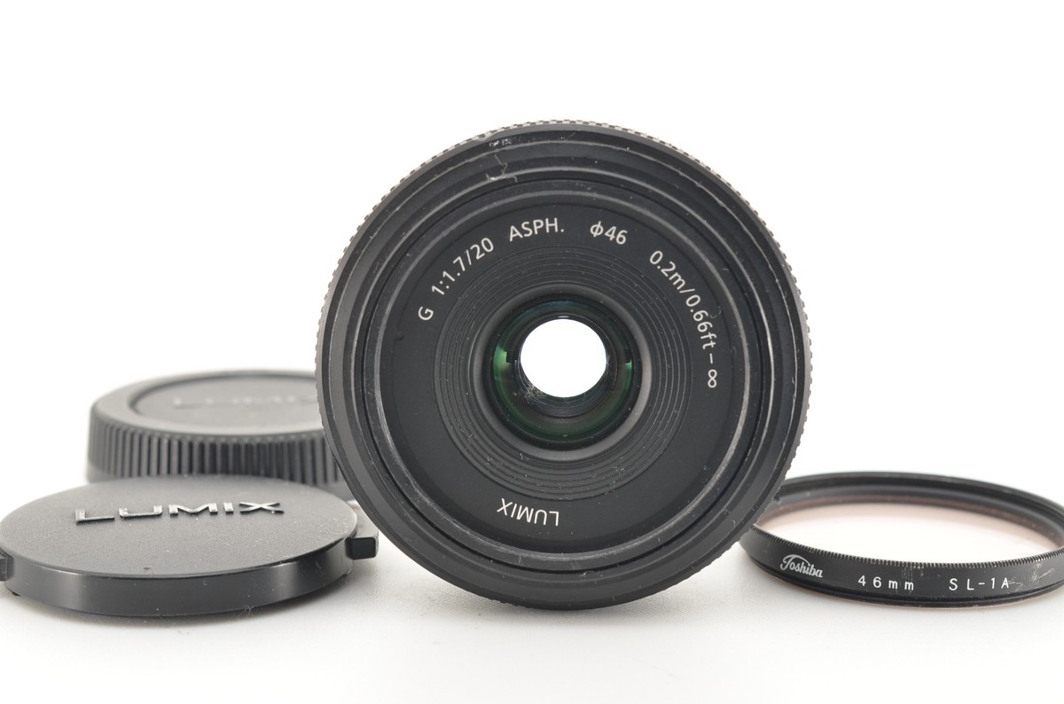Panasonic LUMIX G 20mm F/1.7 ASPH Lens H-H020 Gray from japan