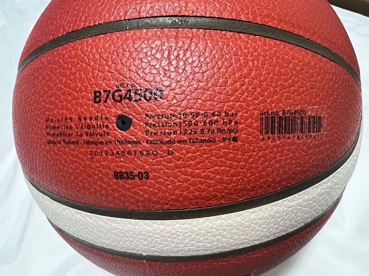 Molten 4500 FIBA Approved Basketball Size 7 Premium one hundred