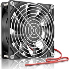 140mm 12V Cooling Fan, 2-Pin, Dual Ball Bearing, 3000 RPM, 223 CFM