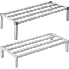 Uimoso Aluminum Dunnage Rack Stationary Dunnage Rack 24x14-60x20 Storage Rack