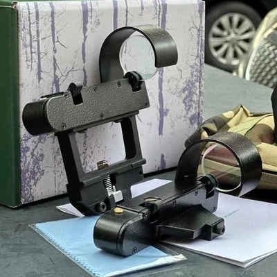 OKP7 Green Dot Sight Side Clip HD Triangle Reticle Russian Reflex Hunting Sight