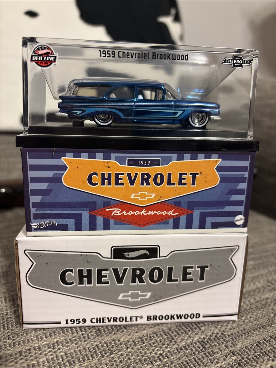 Hot Wheels RLC 1959 Chevy Brookwood Blue | eBay