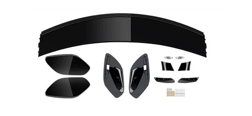 Mercedes GLA Class X156 GLA45 AMG Style Gloss Black Rear Roof Boot Spoiler 13-20 - Picture 2 of 11