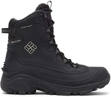Columbia Men's Arctic Trip Omni-Heat Waterproof Leather Boots Black WIDE