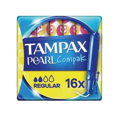 TAMPAX Normal Absorbents PEARL COMPAK REGULAR (18 UNITS)