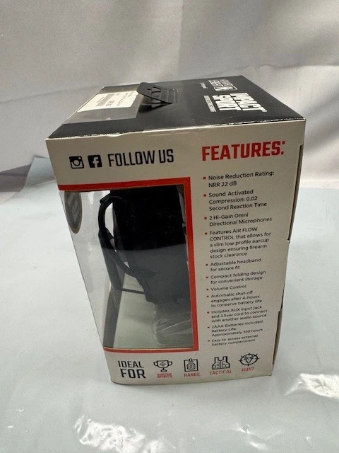 Orejera Howard Leight R-02526 Impact Sport Shooting MultiCam-BLANCA Foto 4 de 4