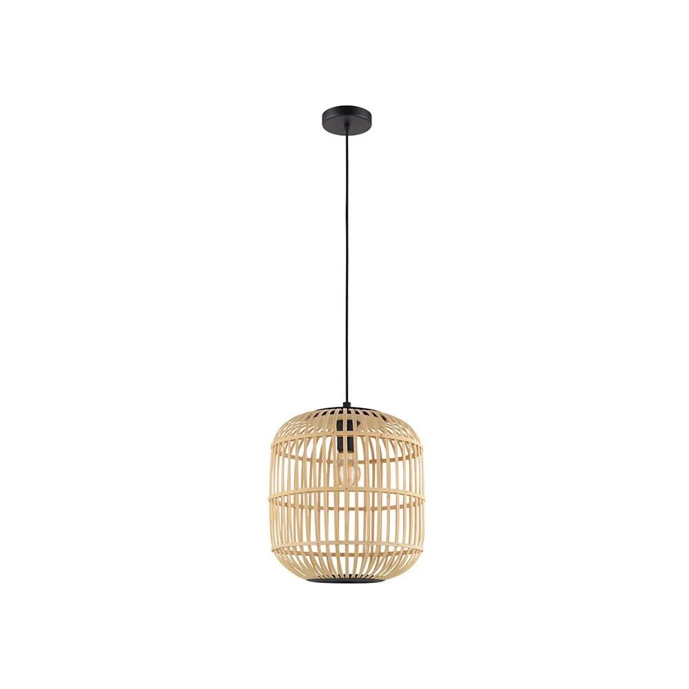 Eglo Marrone/Nero Lampada A Sospensione, Bordesley 1 (E27) - Immagine 2