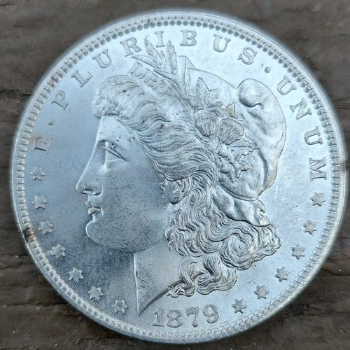 1879 Morgan $1 Silver Dollar Uncirculated Uncertified