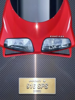 WOW!!! Ducati 916 SPS Moto GP Racing Motorcycle Wall Art Curved