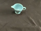 Vintage Homer Laughlin FIESTA O-Ring Handle Creamer, Turquoise (c. 1930s)