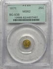 California Fractional Gold coin from a recent eBay sale