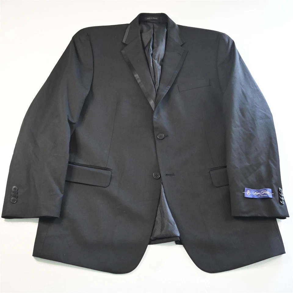 NEW Sean John 44R 38x32 Black Mens Jacket Pants Tuxedo - Image 2 of 4
