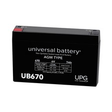 UPG 6 volt 7.0 Ah Rechargeable Battery