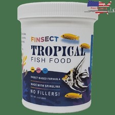 Insect Based Tropical Fish Food Crisps High Protein Color Enhancement Freshwater
