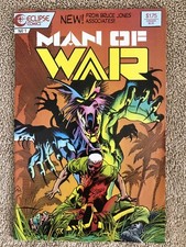 MAN OF WAR #1 (Eclipse, 1987) Bruce Jones