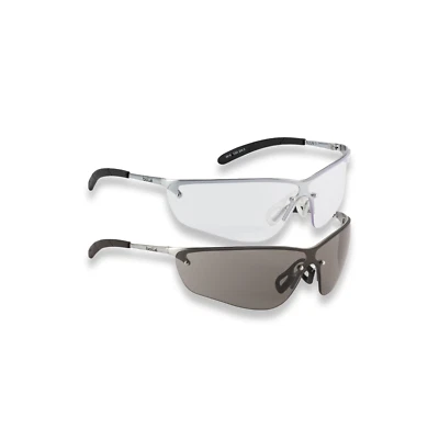 BOLLÉ SAFETY Bolle Safety Glasses SILIUM Range Clear & Smoked Lens & Accessories Available