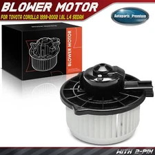 A/C Blower Heater Motor w/Fan Cage for Toyota Corolla 98-02 1.8L L4 Sedan 700056