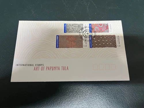 (894) 8-5-2025 - Australia FDC cover (2003) Art of Pupunya Tula (Aboriginal)