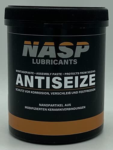 NASP Anti-Seize Mounting Paste Screw Paste Grease Ceramic Based 1 kg Tin (d5B)