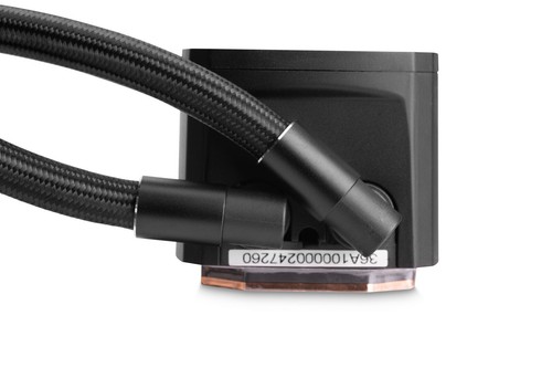 Enfriador de CPU EK-Nucleus AIO CR240 Lux y tela de microfibra, negro - Imagen 2 de 7