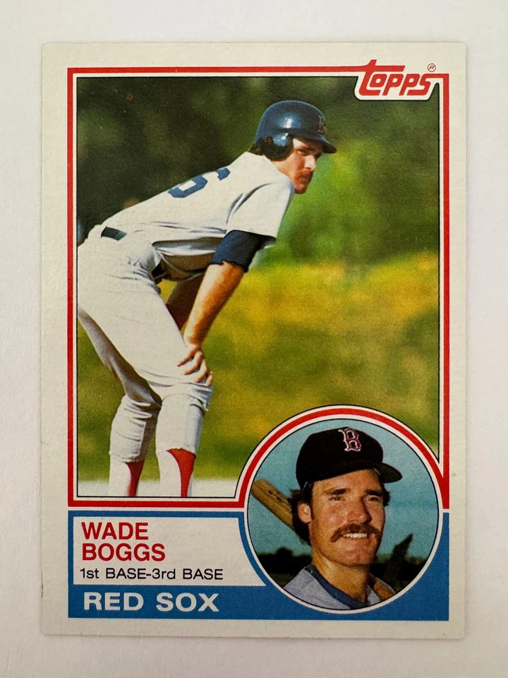 Boston Red Sox 1982-85 Topps conjuntos base de equipe (lote de 4 conjuntos com Clemens, Boggs RCs) - Imagem 2 de 4