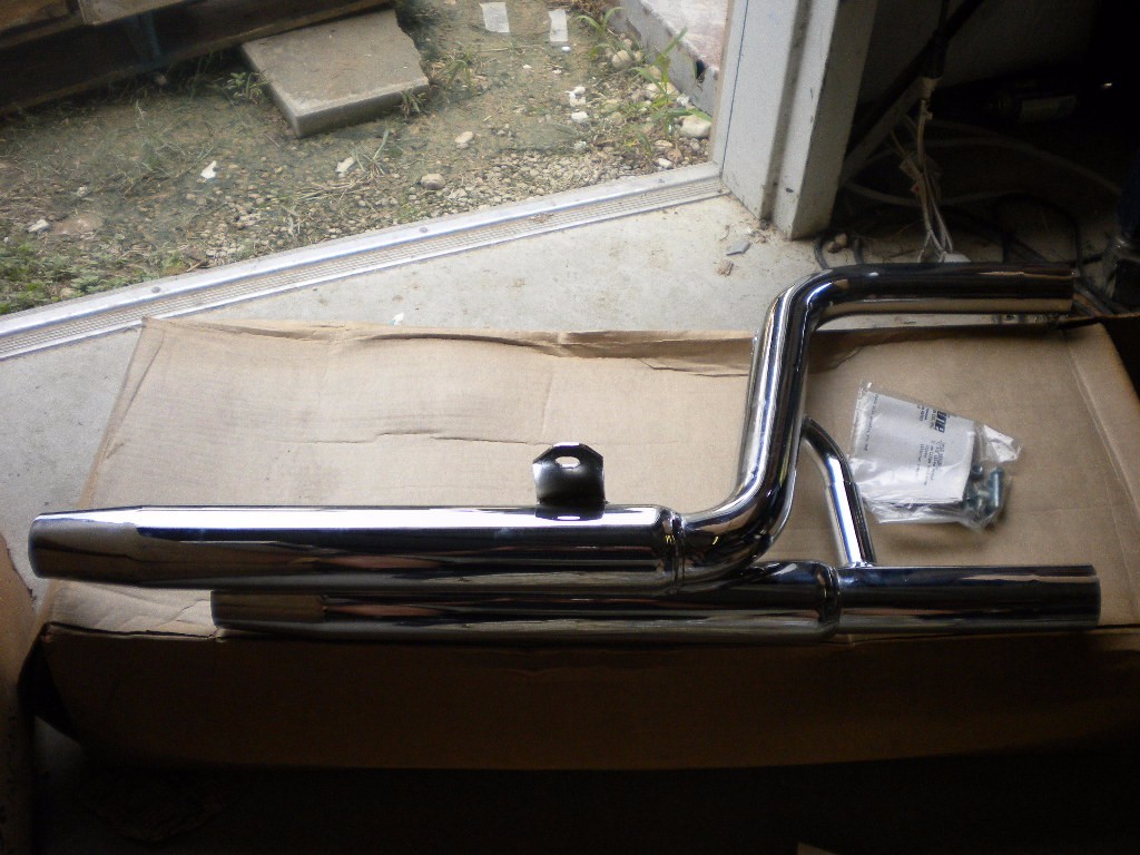 NOS Jardine Exhaust Muffler Tapered Staggered Duals 8688 VT700 VT800