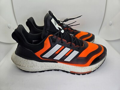Adidas Ultraboost 22 Shoes Men's Orange Black Running  Sneakers