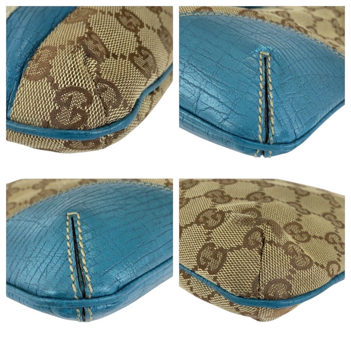 GUCCI vintage Web Stripe Horsebit 141506 Shoulder Bag Light GUCCI vintage Web Stripe Horsebit 141506 Shoulder Bag Light
