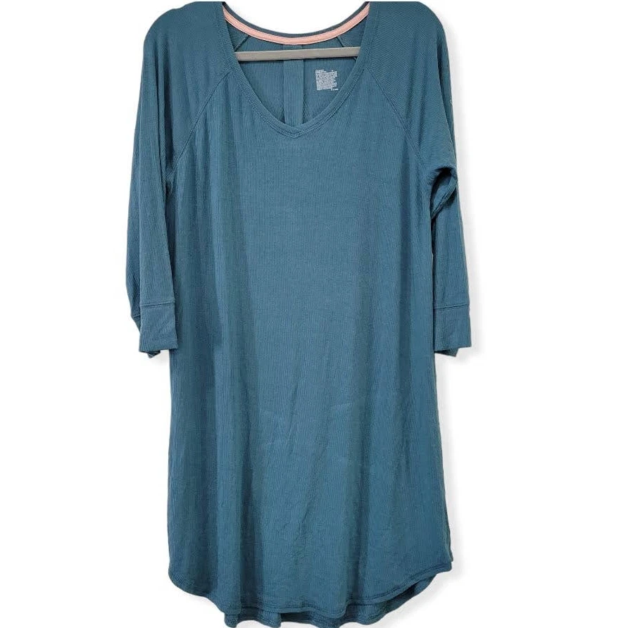 Ribbed sleep shirt sale