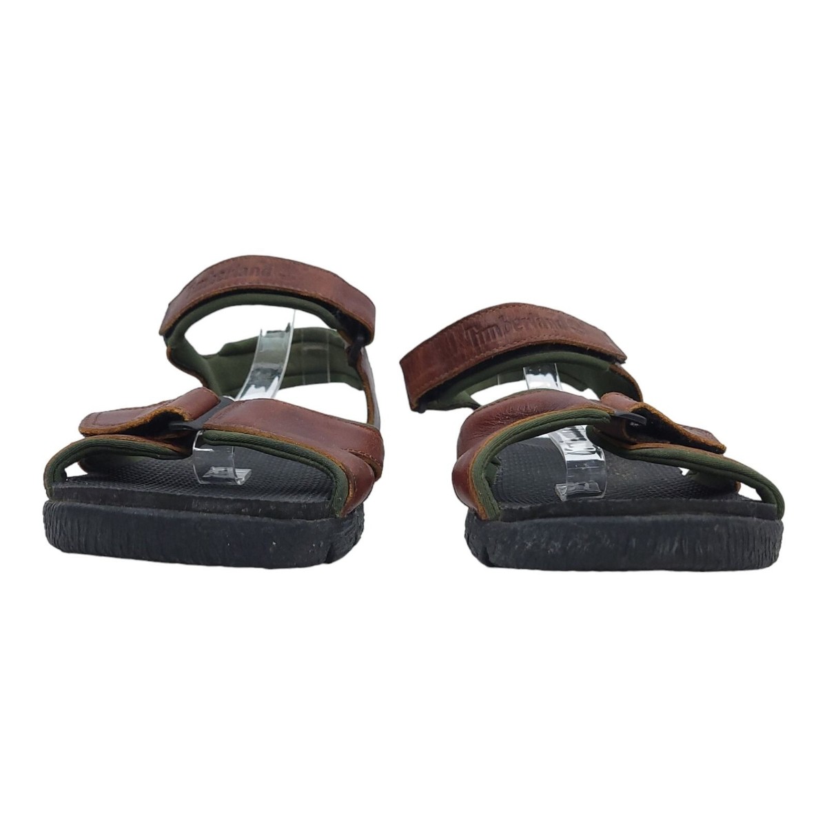 Timberland Leather Adjustable Sport Hiking Sandals 13M Shoes Brown 65090-5720 Rugged Timberland Altamont Leather Sandals | King Size main image 3